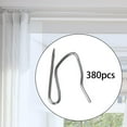 thumbnail image 6 of Metal Curtain Hooks Pins Curtain Hook Window Curtain Hanger Hooks for Home Shower Door Bathroom Curtain 380PCS, 6 of 8