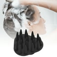 thumbnail image 2 of Unique Bargains 1 Set Durable Hair Shampoo Brush for Head Massage 3.15"x3.15" Black White, 2 of 6