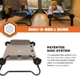 thumbnail image 4 of Disc-O-Bed Large Outdoor Convertible 2 Person Portable Camping Bunk Cots, Tan, 4 of 11