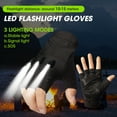 thumbnail image 6 of Savior Heat LED Cycling Gloves for Men Women, Full & Half Finger Bike Gloves with Flashlight, Touchscreen Anti-Slip Waterproof Windproof Warm Gloves for MTB Road Racing Fishing Camping Outdoor Work, 6 of 9