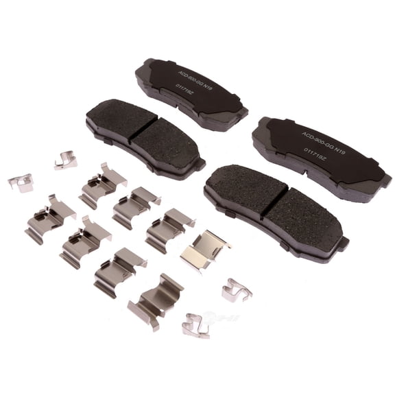 ACDelco Silver Ceramic Brake Pad Set Fits select: 2003-2023 TOYOTA 4RUNNER, 2007-2014 TOYOTA FJ CRUISER