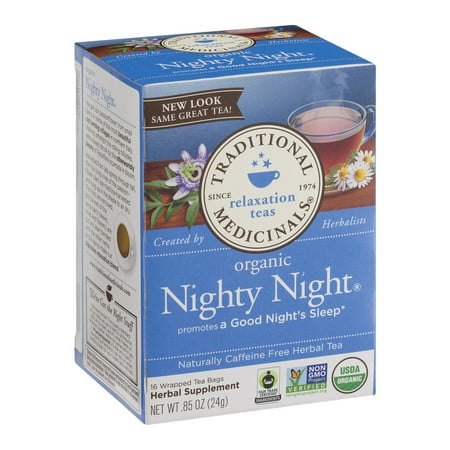 Traditional Medicinals Relaxation Teas Organic Nighty Night Tea Bags - 16 CT