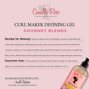 Camille Rose Curl Maker, Smoothing and Nourishing Curly Hair Gel with Aloe, for All Hair Types and Textures, 12 fl oz C29