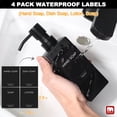 thumbnail image 5 of GM GMISUN Glass Soap Dispenser, Matte Black Soap Bottle with Pump for Kitchen and Bathroom-350ml, 5 of 7