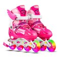 thumbnail image 1 of Inline Skates Réglable avec Roues Lumineuses pour Enfants et Adultes Fitness Extérieur Intérieur Inline Skates, 1 of 6