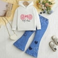 thumbnail image 2 of Toddler Baby Boy Girl Clothes Set Long Sleeve Sweatshirt and Pants Fall Winter Outfits 6-12 Months 12-24 Months 2t 3t 4t 5t 6t 7t 8t 9t Children(I,3-4 Years), 2 of 4