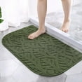 thumbnail image 3 of Indoor Doormat,Absorbent Front Back Door Mat Floor Mats For Home Entrance Rug,Low-Profile Inside Floor Door Mat (Green 28*17"), 3 of 5