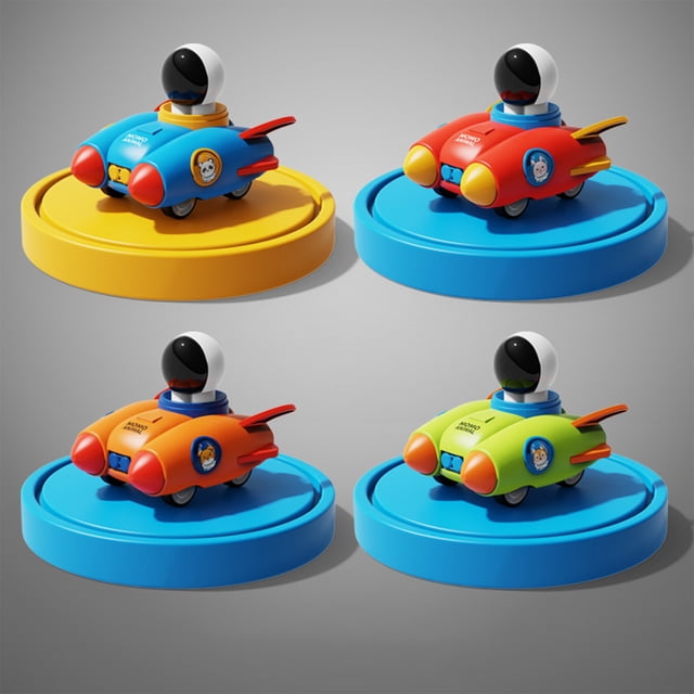 Space Astronaut Pullback Car, Walking Toy, Durable Plastic Construction, Remote Control Operation, Colorful Space Theme Design, Ideal Gift for Boys Girls, STEM Educational Play, Action-Packed Fun,