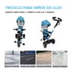 thumbnail image 4 of Triciclo Evolutivo The Baby Shop  con asiento giratorio y torreta con luz Azul -, 4 of 8