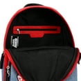 thumbnail image 6 of Super Mario Icon Patches red and Blue denim tone Embossed Mini Backpack, 6 of 6