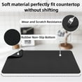 thumbnail image 4 of Kitchen Dish Drying Mat for Kitchen Counter 16"x24", Diatomite Coffee Mat Anti-slip Rubber Backed, Black, 4 of 17