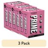 (3 pack) Prime Sugar Free Energy Drink, Strawberry Watermelon, 12 fl oz, 4 Pack, Cans, 200mg Caffeine