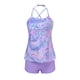 thumbnail image 3 of MKLEKYY Trajes de Baño Tankini Cortos para Mujer, Trajes de Baño Estampados, Trajes de Baño de Dos Piezas con Pantalones Cortos, Traje de Baño Deportivo, 3 of 4