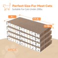 thumbnail image 4 of Bloc de rascar para gatos PatienCet, paquete de 4 con caja y hierba gatera para gatos, 4 of 7