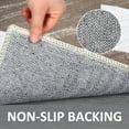 thumbnail image 6 of Garvee 2'x6' Geometric Runner Rug, Washable Rug Low Pile Print Indoor Area Rug for Living Room Bedroom Dining Room,Modern Non-Slip Carpet,Borwn, 6 of 9