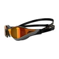 thumbnail image 2 of Speedo Fastskin Pure Focus Mirrored Goggles, Black/Orange Gold, 2 of 3