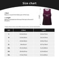 thumbnail image 4 of Gukieu Dark Purple Glitter Print Men's Quick Dry Fitness Vest, Round Neck Sleeveless Fitness Bodybuilding Top-4X-Large, 4 of 7