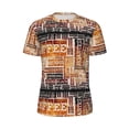 thumbnail image 5 of Wukai Hand Drawn Vintage Coffee Print Men's Short-Sleeved Mesh T-Shirt,Quick-Dry Short Sleeve Workout T-Shirt-3X-Large, 5 of 8