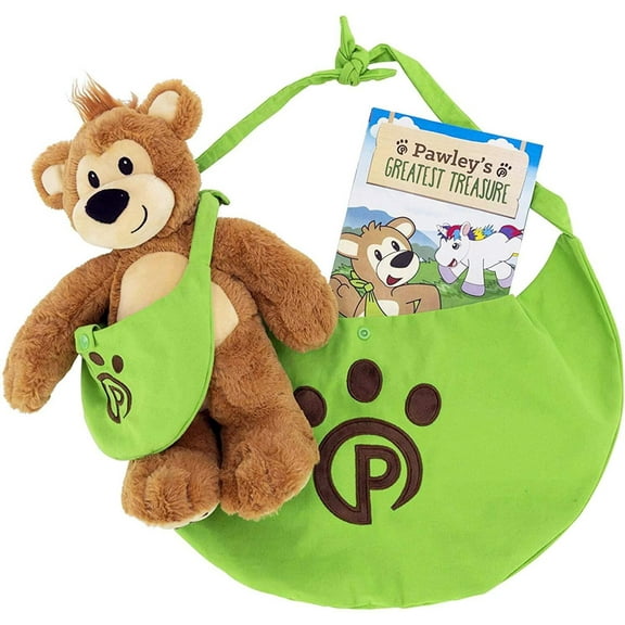 Copy of Plushible Adventure Book and Stuffed Animal Set Pawley's Greatest Treasure