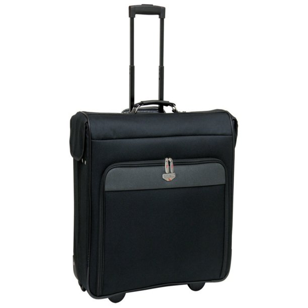 Travelers Club 44 in. Wheeled Garment Bag Black