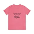 thumbnail image 2 of This House Runs On Love And Laughter Unisex Cotton Jersey Short Sleeve Tee, 2 of 10