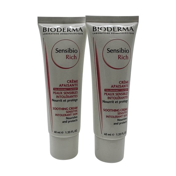 Bioderma Sensibio Rich Soothing Cream 1.33 OZ Set of 2