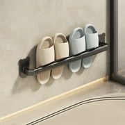 Tyidzon Wall Mounted Shoe Rack Bathroom Hanging Shoe Organizer Space Saving Small Shoe Rack for Bathroom Kitchen Home Organization