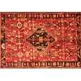 thumbnail image 1 of Ahgly Company Indoor Rectangle Persian Orange Traditional Area Rugs, 2' x 4', 1 of 1