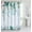 Multicolor Waterfall Floral, variant on Dainty Home Blue Ombre Fabric Shower Curtain – 3D Textured Design, Water-Repellent, Machine-Washable Bathroom Curtain, 70" x 72"