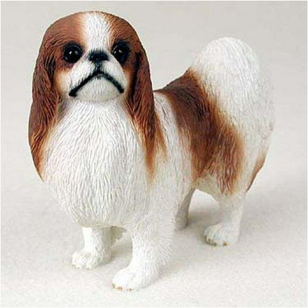 - Japanese Chin, Red/White Original Dog Figurine (4in-5in), Each figurine is carefully hand painted for that extra bit of realism. By Conversation Concepts Ship from US