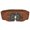 Brown, variant on Belts for Women Stretch Waist Fashion Wide Elastic Buckle band Adjustable Skinny,Brown