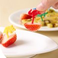thumbnail image 5 of CSChome Dinosaur Fruit Fork Fruit Fork 10Pcs Dinosaur Shape Reusable Toothpick for Cake Children Food Picks Bento Lunch Decoration, 5 of 5