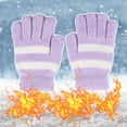 thumbnail image 6 of Penkiiy Women & Men USB Heated Gloves Touchscreen Winter Warm Full Finger Gloves Unisex Anti Slip Gloves for Working Typing White Gloves Purple, 6 of 9