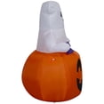 thumbnail image 5 of Baby Ghost in Jack-o'-Lantern with Banner Airblown Yard Inflatable, Multicolor, 3.5', Halloween by Way To Celebrate, 5 of 8