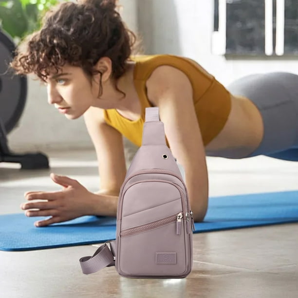 Bolso Bandolera de Viaje Moderno para Hombre y Mujer, de Tela de Gran Capacidad, Impermeable, Práctico Bolso Frontal.