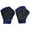 Black Blue L, variant on Swimming Training Gloves Finger Webbed Gloves Neoprene Swimming Resistance Gloves Adjustable for Surfing Diving