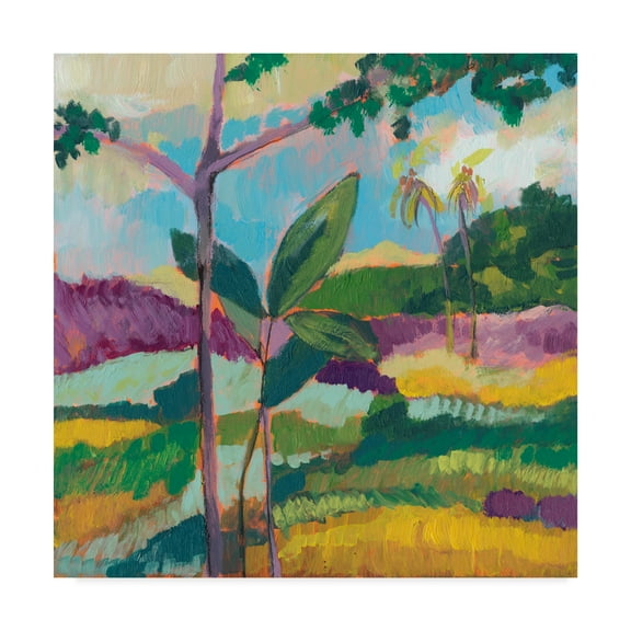 Trademark Fine Art 'Ode to Gauguin III' Canvas Art by Jennifer Goldberger