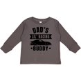 thumbnail image 3 of Inktastic Dads Lil Racing Buddy Boys or Girls Long Sleeve Toddler T-Shirt, 3 of 5