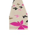 thumbnail image 2 of MKHERT Watercolor Bright Colorful Butterfly Table Runner for Office Kitchen Dining Room Wedding Party 16x72 inch, 2 of 4