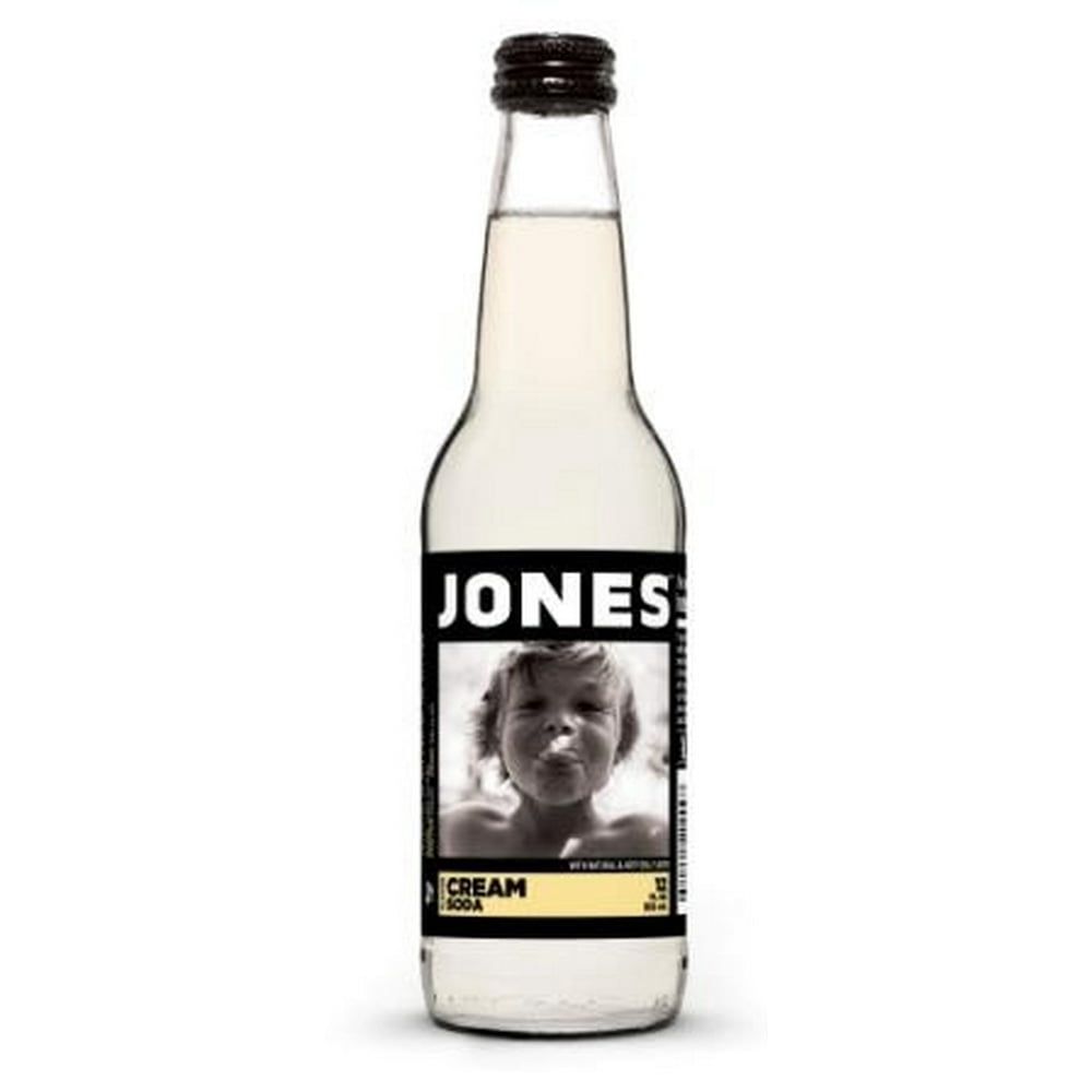 Jones Cream Soda, 12 fl oz Craft Soda - Walmart.com - Walmart.com