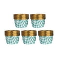 thumbnail image 2 of JilgTeok Practical and Safe Large Flanged Cake Cups Multicolor Baking Desserts High Temperature Cake Cups, 2 of 2