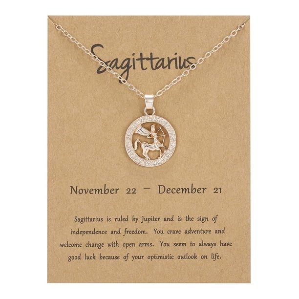 onlyliua Ofertas Semanales Collar In Colgante Doce Letras Del Horóscopo En Tono Dorado