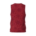 thumbnail image 2 of Rocae Christmas Red Snowflakes for Men's Basketball Jersey Lightweight and Breathable Athletic Tank Top,Quick-Drying Sports Jersey Small, 2 of 9