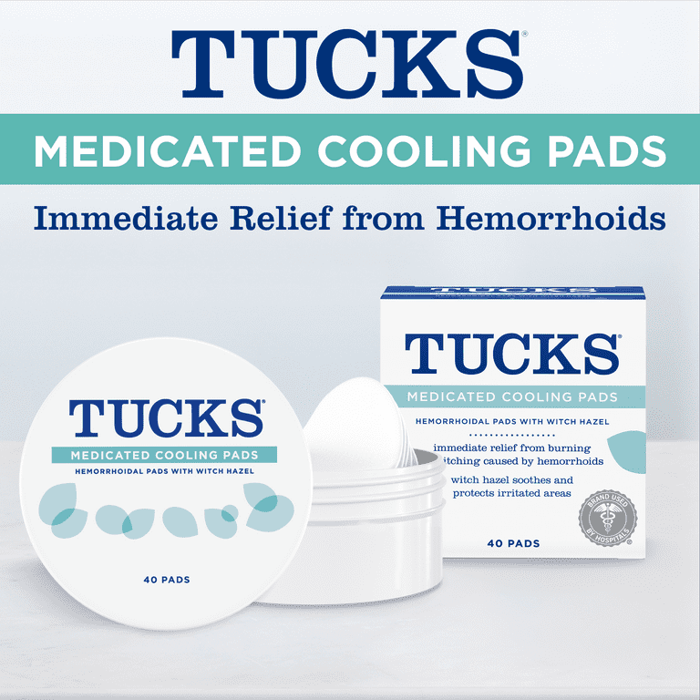 Tucks Hemorrhoidal Pads, with Witch Hazel
