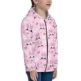 thumbnail image 5 of Kdxio Rabbit Face Pattern Kids Boys Girls Zip Up Hoodie 3D Printed Hooded Sweatshirt Hoody Coat with Pocket 7-12 Y-Small, 5 of 6