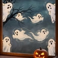 thumbnail image 6 of Halloween Window Clings 8Pcs Cute Ghost Static Decals Reusable Stickers for Glass Party Decor, 6 of 6