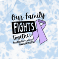 thumbnail image 4 of Inktastic Our Family Fights Together Testicular Cancer Awareness Boys or Girls Baby Bodysuit, 4 of 5