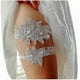 thumbnail image 4 of 1 Pair Wedding Bride Garter for Wedding Bridebridal White Lace Garter Western Wedding White Pearl Thigh Strap Accessories, 4 of 5
