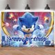 thumbnail image 3 of Fondo de Sonic para fiesta de cumpleaños de niños, decoración de dibujos animados de erizo, fondo para fotografía, pancarta, póster, utilería para estudio de baby shower, 3 of 5