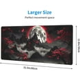 thumbnail image 2 of Extended Gaming Mouse Pad, Large Gaming Mouse Waterproof with Stitched Edges, Non-Slip Desktop Pad for Home and Office, Level Up Your 31.5x11.8 Inch\u2026 (Dark Night), 2 of 6
